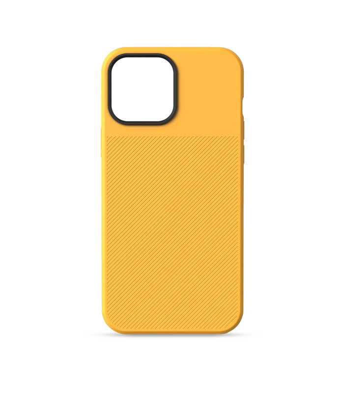 yellow-case-back iPhone 12 Pro Moment Case – Yellow - الصورة 1